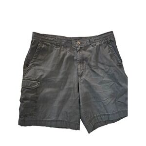 Columbia Mens Cargo Shorts Gray Cotton Utility Hiking Shorts Size 38 AM4876